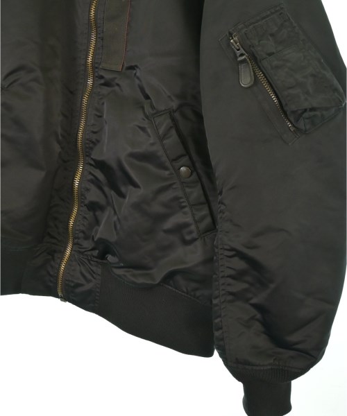 HYKE（ハイク）ミリタリーブルゾン 黒 サイズ:5(XXL位) メンズ/2200657383138