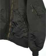 HYKE（ハイク）ミリタリーブルゾン 黒 サイズ:5(XXL位) メンズ/2200657383138