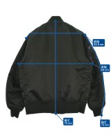 HYKE（ハイク）ミリタリーブルゾン 黒 サイズ:5(XXL位) メンズ/2200657383138