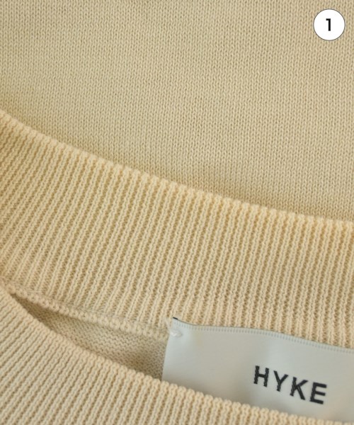 HYKE（ハイク）ニット・セーター ベージュ サイズ:1(S位) レディース/2200661804049