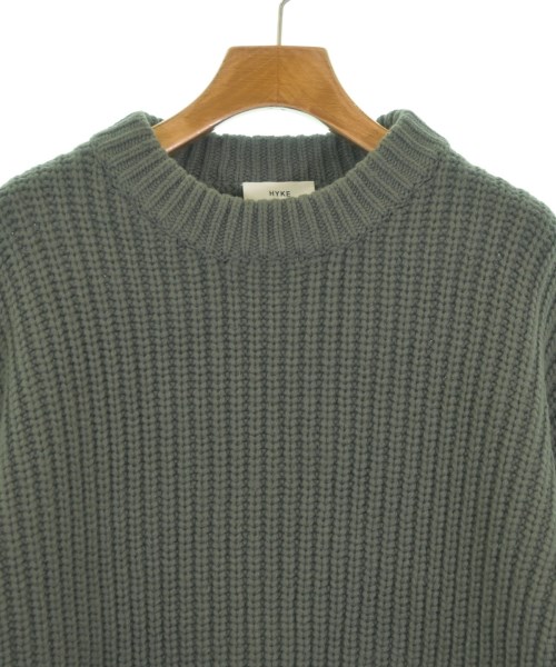 HYKE（ハイク）ニット・セーター カーキ サイズ:1(S位) レディース/2200659024053