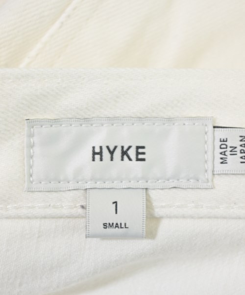 HYKE（ハイク）デニムパンツ 白 サイズ:1(S位) レディース/2200661956021