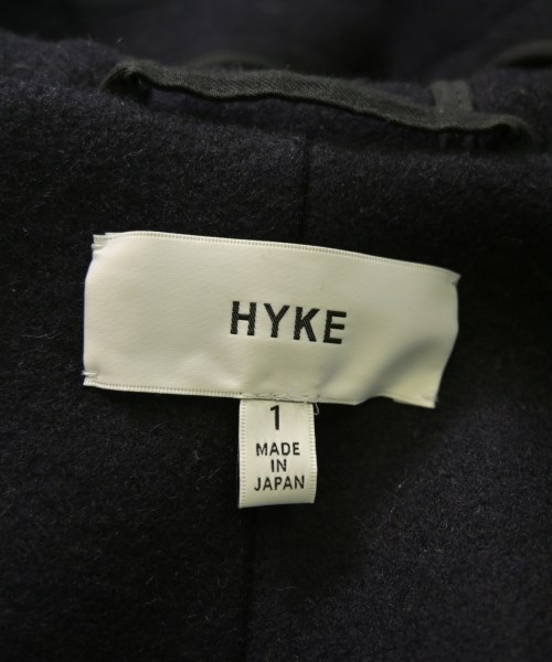 HYKE（ハイク）ダッフルコート 紺 サイズ:1(S位) レディース/2200661984017