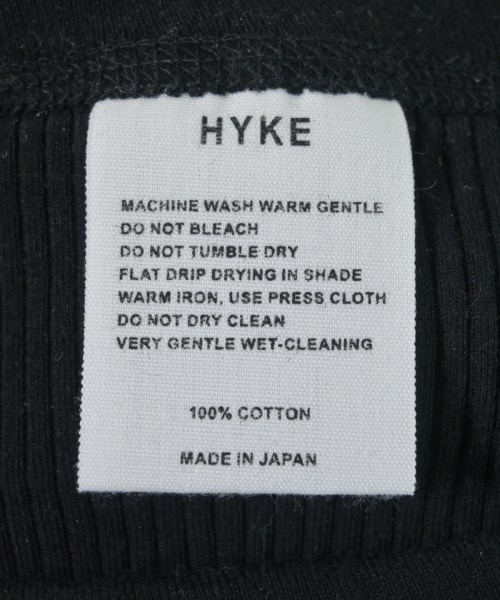 HYKE（ハイク）Tシャツ・カットソー 黒 サイズ:-(XS位) レディース/2200662023029