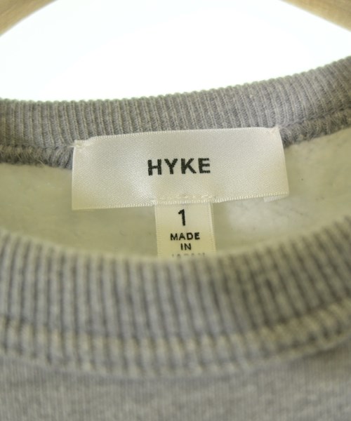 HYKE（ハイク）スウェット グレー サイズ:1(S位) レディース/2200710539038