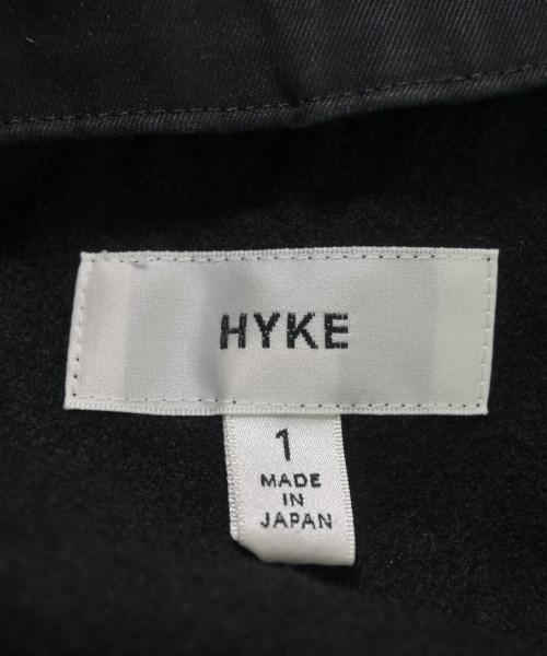 HYKE（ハイク）ステンカラーコート 黒 サイズ:1(S位) レディース/2200709724117