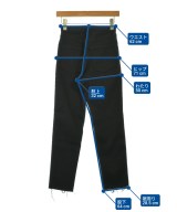 HYKE（ハイク）デニムパンツ 黒 サイズ:26(M位) レディース/2200709298120