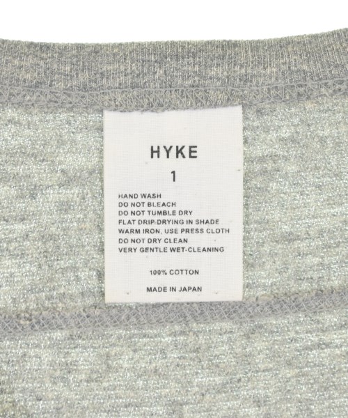 HYKE（ハイク）Tシャツ・カットソー グレー サイズ:1(S位) レディース/2200713107012