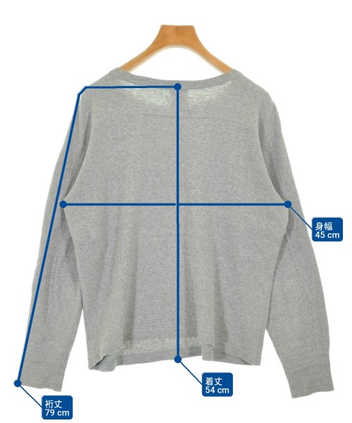 HYKE（ハイク）Tシャツ・カットソー グレー サイズ:1(S位) レディース/2200713107012