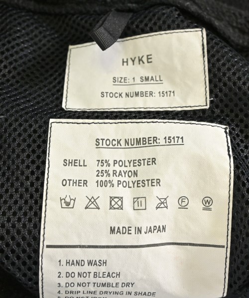 HYKE（ハイク）Tシャツ・カットソー 黒 サイズ:1(S位) レディース/2200712582117