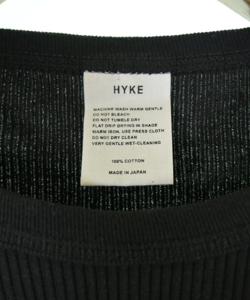 HYKE（ハイク）Tシャツ・カットソー 黒 サイズ:-(XS位) レディース/2200712582155