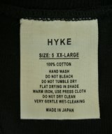 HYKE（ハイク）スウェット 黒 サイズ:5(XXL位) メンズ/2200714697024