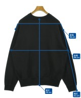 HYKE（ハイク）スウェット 黒 サイズ:5(XXL位) メンズ/2200714697024