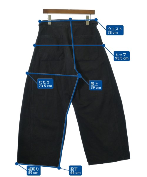 HYKE（ハイク）デニムパンツ 黒 サイズ:XXL メンズ/2200714697031