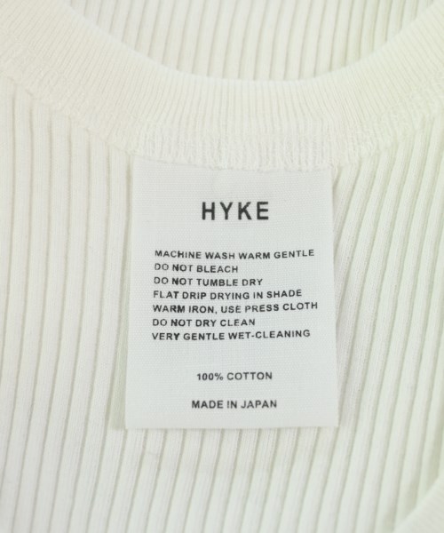 HYKE（ハイク）タンクトップ 白 サイズ:-(XS位) レディース/2200712490115