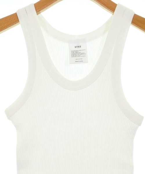 HYKE（ハイク）タンクトップ 白 サイズ:-(XS位) レディース/2200712490115
