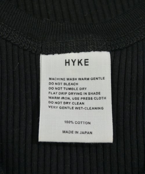 HYKE（ハイク）タンクトップ 黒 サイズ:-(XS位) レディース/2200712490122