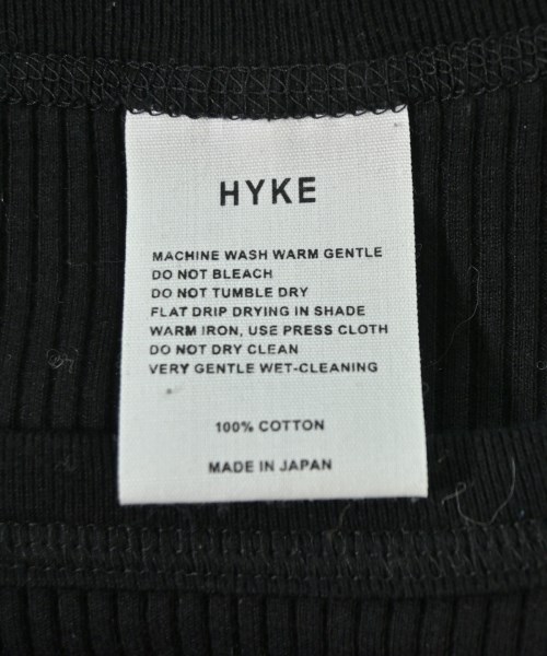 HYKE（ハイク）Tシャツ・カットソー 黒 サイズ:-(XS位) レディース/2200712490139
