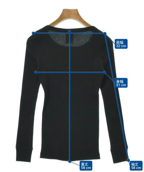 HYKE（ハイク）Tシャツ・カットソー 黒 サイズ:-(XS位) レディース/2200712490139