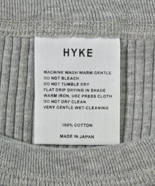 HYKE（ハイク）Tシャツ・カットソー グレー サイズ:-(XS位) レディース/2200712490146