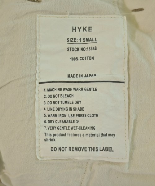 HYKE（ハイク）その他 ベージュ サイズ:S レディース/2200712057073