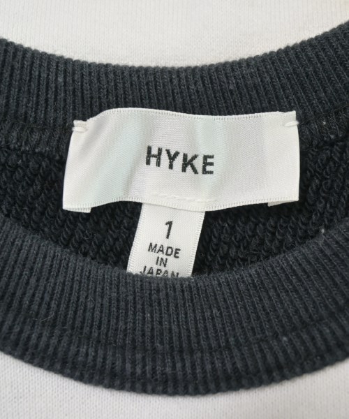 HYKE（ハイク）スウェット 白 サイズ:1(S位) レディース/2200716702030