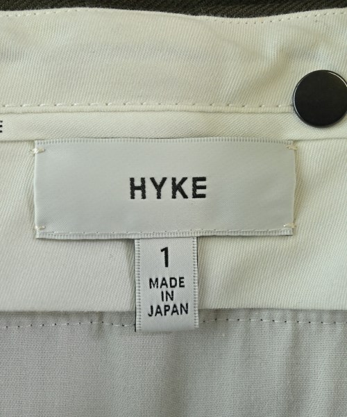 HYKE（ハイク）スラックス カーキ サイズ:1(S位) レディース/2200711959026