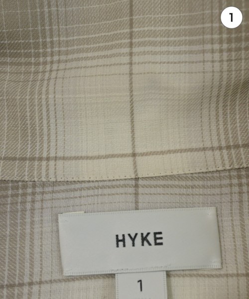 HYKE（ハイク）シャツワンピース ベージュ サイズ:1(S位) レディース/2200717806010