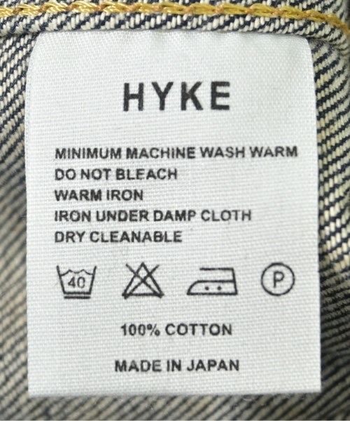 HYKE（ハイク）デニムジャケット 紺 サイズ:1(S位) レディース/2200636643109
