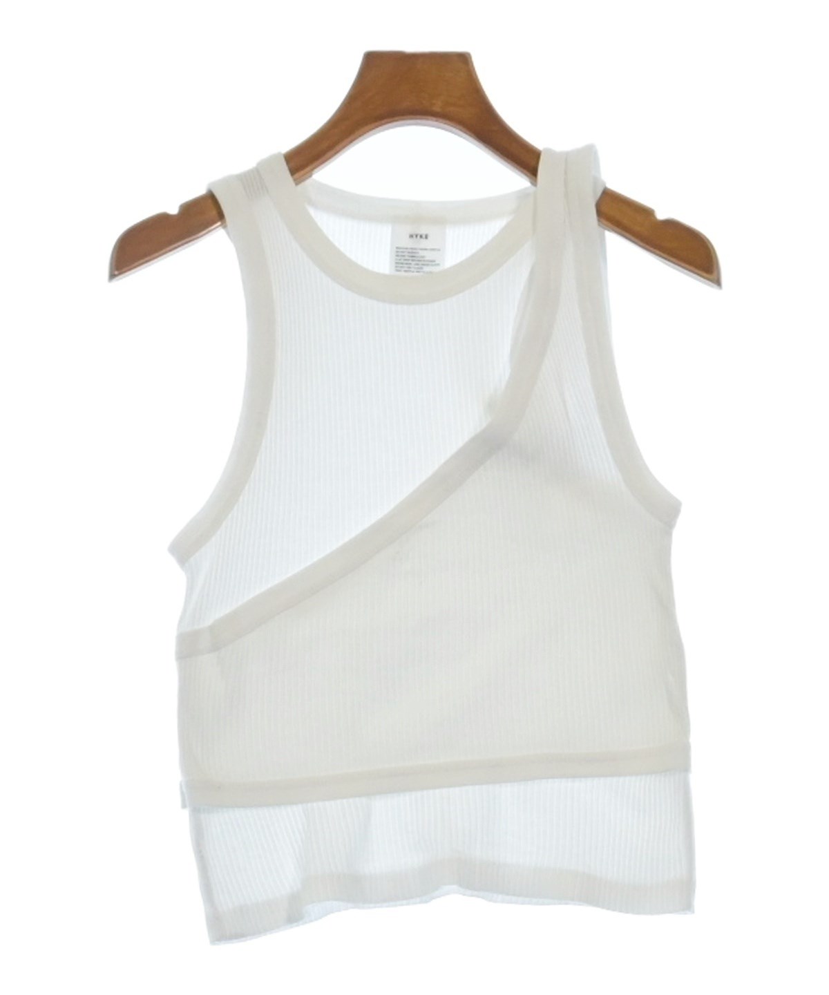HYKE タンクトップ HYKE（ハイク）タンクトップ 白 サイズ:-(XS位) レディース