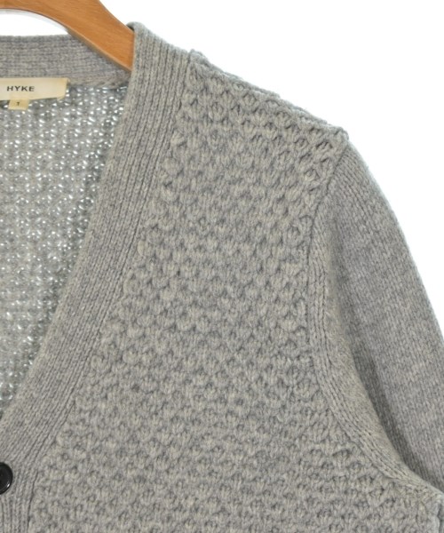 HYKE（ハイク）カーディガン グレー サイズ:1(S位) レディース/2200636682078