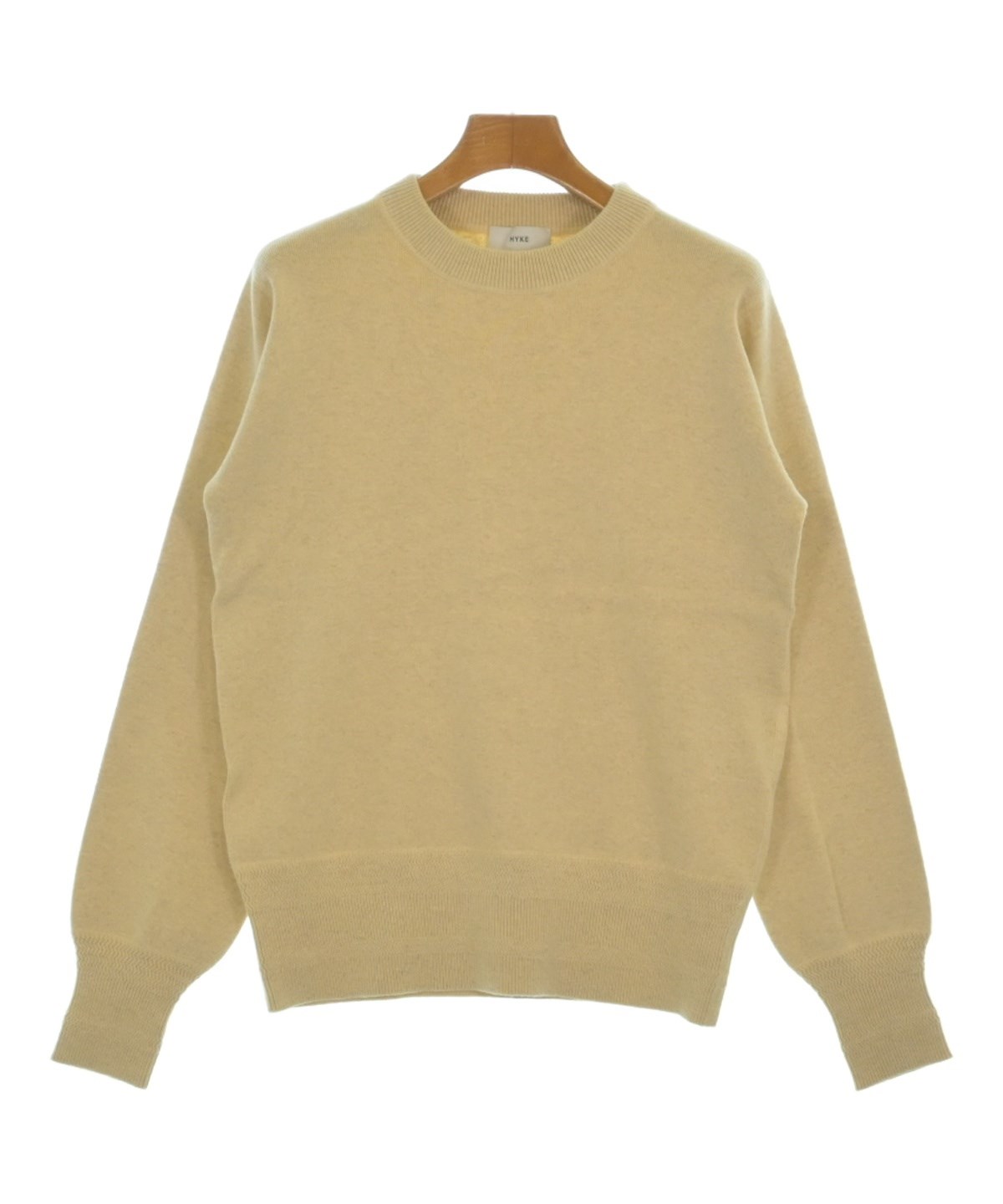 HYKE（ハイク）ニット・セーター ベージュ サイズ:1(S位) レディース