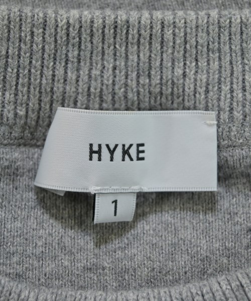 HYKE（ハイク）ニット・セーター グレー サイズ:1(M位) レディース/2200646980027