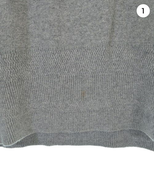 HYKE（ハイク）ニット・セーター グレー サイズ:1(M位) レディース/2200646980027