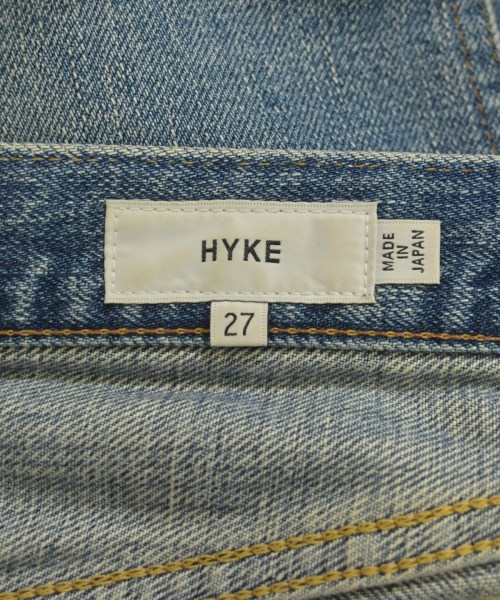 HYKE（ハイク）デニムパンツ 青 サイズ:27(M位) レディース/2200647403037