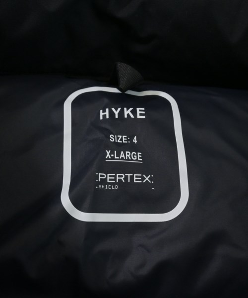 HYKE（ハイク）ダウンジャケット/ダウンベスト 黒 サイズ:4(XL位) メンズ/2200647572047