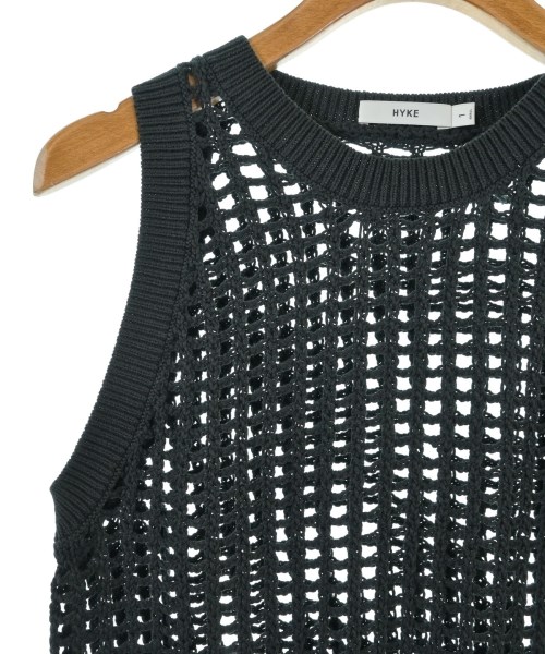 HYKE（ハイク）ベスト 黒 サイズ:1(S位) レディース/2200648075066