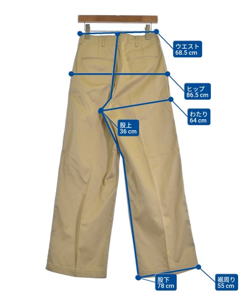 HYKE（ハイク）チノパン ベージュ サイズ:3(L位) メンズ/2200648145059