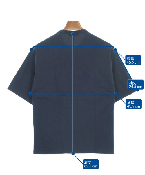 HYKE（ハイク）Tシャツ・カットソー 紺 サイズ:1(S位) メンズ/2200640334062