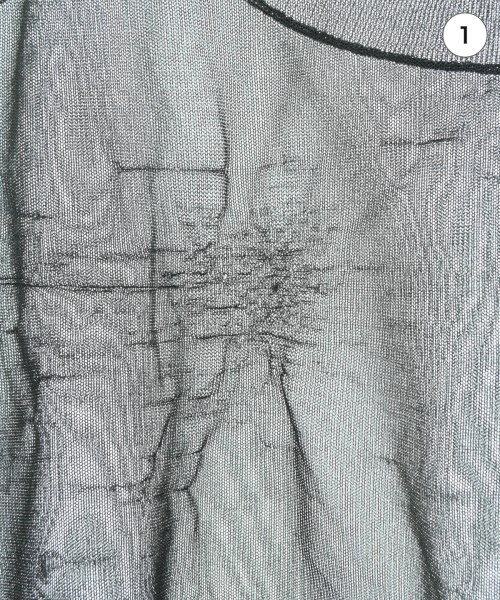 HYKE（ハイク）ニット・セーター 黒 サイズ:1(S位) レディース/2200645957082