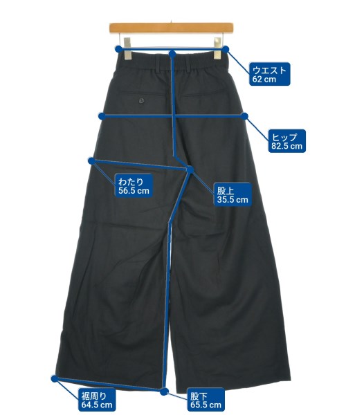 HYKE（ハイク）スラックス 黒 サイズ:1(S位) レディース/2200651345019