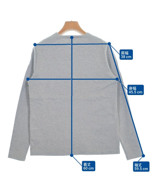 HYKE（ハイク）Tシャツ・カットソー グレー サイズ:1(S位) レディース/2200650070011