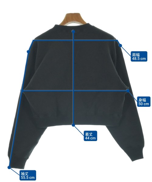 HYKE（ハイク）スウェット 黒 サイズ:1(S位) レディース/2200651490030