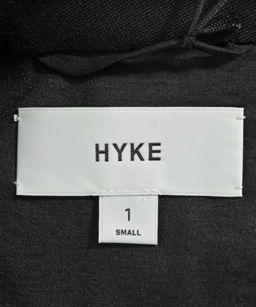 HYKE（ハイク）テーラードジャケット 黒 サイズ:1(S位) レディース/2200645018035