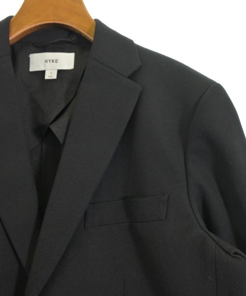 HYKE（ハイク）テーラードジャケット 黒 サイズ:1(S位) レディース/2200645018035
