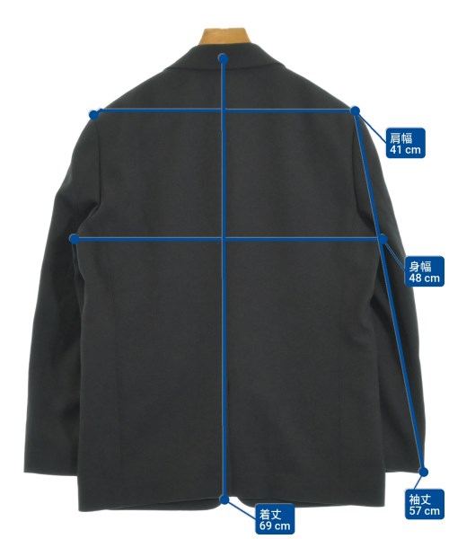 HYKE（ハイク）テーラードジャケット 黒 サイズ:1(S位) レディース/2200645018035