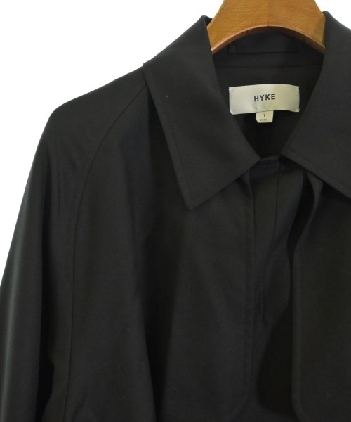 HYKE（ハイク）チェスターコート 黒 サイズ:1(S位) レディース/2200651801010