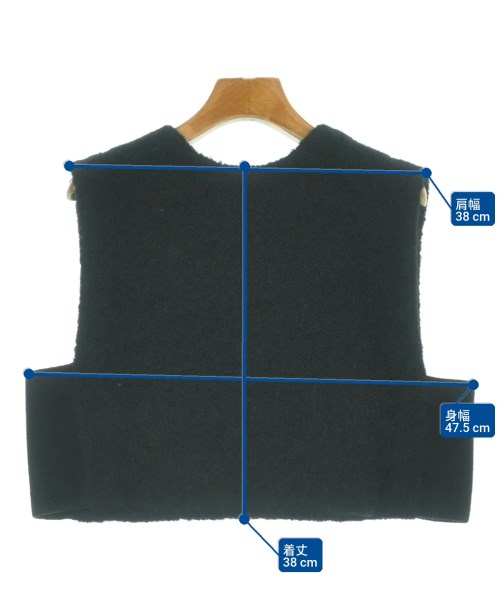 HYKE（ハイク）ベスト 黒 サイズ:F レディース/2200643869028