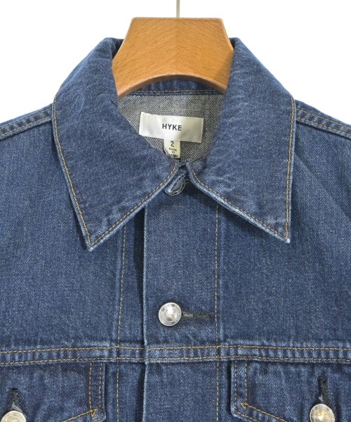 HYKE（ハイク）デニムジャケット 紺 サイズ:2(M位) レディース/2200652289046