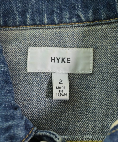 HYKE（ハイク）デニムジャケット 紺 サイズ:2(M位) レディース/2200646192024